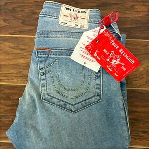 NWT True Religion Women Blue Jeans Size 27 Jennie Curvy Skinny